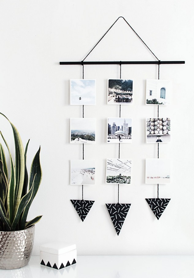 DIY Photo Wall Hanging Homey Oh My