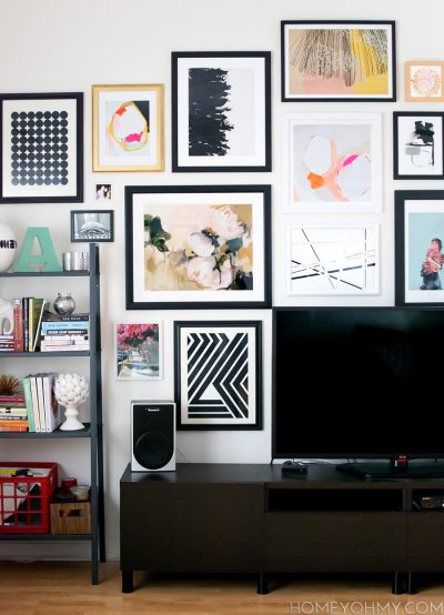 How to Plan and Hang a Gallery Wall - Homey Oh My