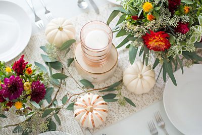 Fall Tablescape - Homey Oh My