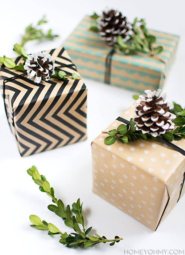 Its a wrap! DIY tree gift toppers for all your Christmas gifts