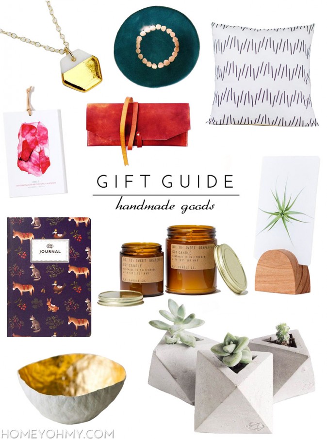 Gift Guide: Handmade Goods - Homey Oh My