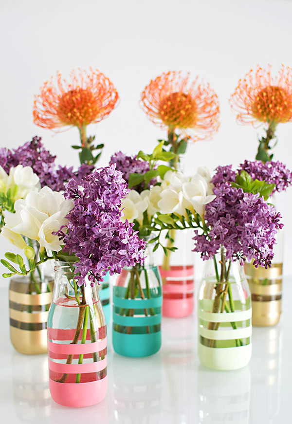 DIY Mini Flower Bouquets - Homey Oh My