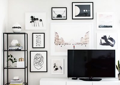 How to Hang a Gallery Wall - Homey Oh My