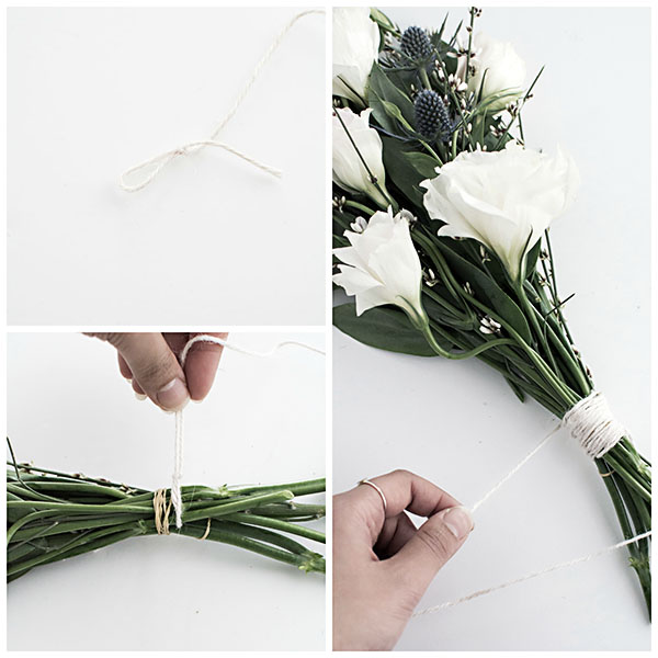 How To Tie Bouquet Ribbon 3 Different Ways! 