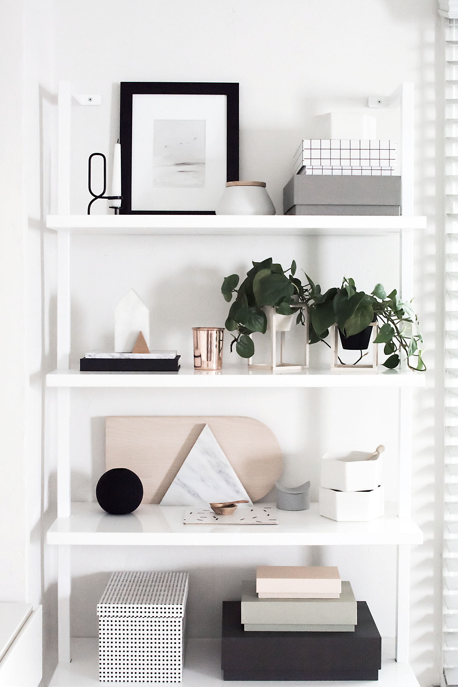 shelf styling - Homey Oh My