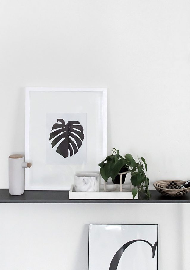 Monstera free printable-6 - Homey Oh My