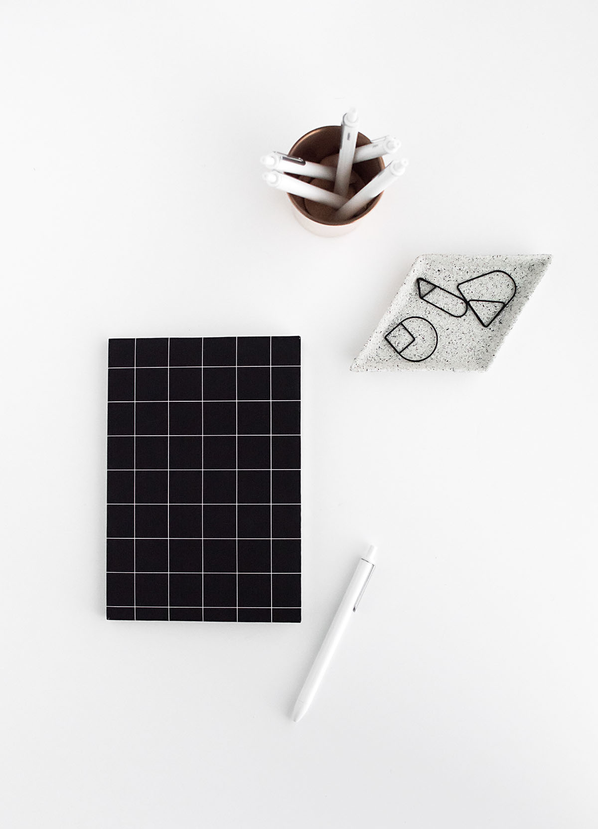 DIY Grid Notebook Covers- Free Printable - Homey Oh My