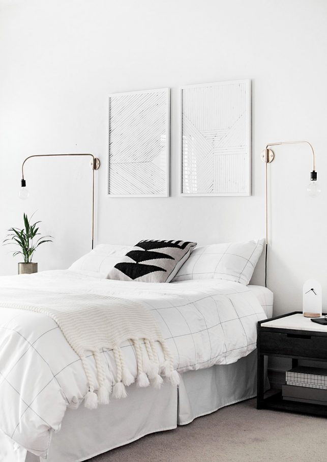 How to Achieve a Minimal Scandinavian Bedroom - Homey Oh My