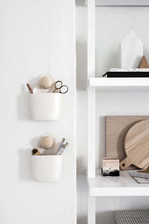 DIY Wall Pocket Organizers - Homey Oh My