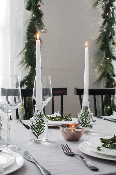 Modern Christmas Table - Homey Oh My